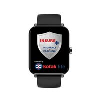 GOQii Insure+ 5 lakhs Health Insurance with Smart Vital Max (Black) and 3 Months Personal Coaching [40% Coupon]