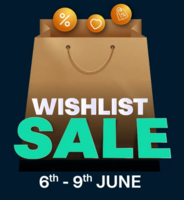 Last Day Wishlist Sale - up to 95 % off + 10% off with Bank Offers