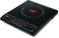 Pigeon Rapido Cute Induction Cooktop (Black, Push Button)