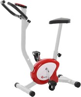 PowerMax Fitness BU-200-NX121 Upright Exercise Bike for Home Use, HDR foam grip, Comfortable Cushion Seat, Adjustable Height |Stationary Fitness bike|Max User Wt.100kg,1 PC CrankDIY (DO IT YOURSELF)
