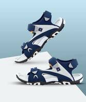 Sparx Men SS 453 Blue, Grey Sandal