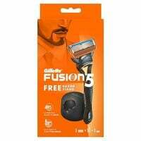 Gillette Fusion 5 Razor for Men with free razor stand