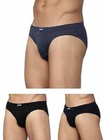 Levi's Men Cotton 011 Comfort Brief (Pack of 3) with Contoured Double Pouch