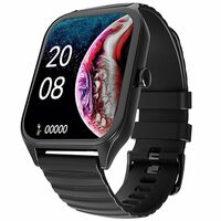 [Lowest] HAMMER Stroke 1.96" Calling Smart Watch with Strong Metallic Body, in Built Games, 100+ Sports Modes, Customized Watchfaces (Black)