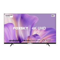 Foxsky 127 cm (50 inch) 4K Ultra HD LED Smart Android TV with Google Assistant (2021 model)