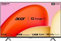  Acer 100 cm (40 inches) Advanced I Series Full HD Smart LED Google TV AR40GR2841FDFL (Black) 