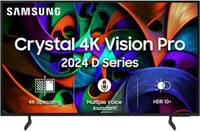 SAMSUNG Crystal 4K Vision Pro (2024 Edition) 163 cm (65 inch) Ultra HD (4K) LED Smart Tizen TV  (UA65DUE76AKLXL)