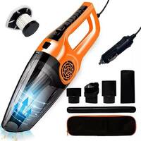NP-HVRD Powerful PRO+ Car Vacuum Cleaner (Orange & Black)