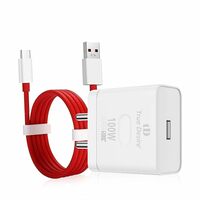 True Desire 100W (9.1 Amp) Power Adapter with Type C Cable Compatible with Smart Phones That Support Charging Upto 100W (White)