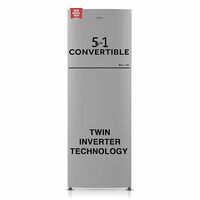Haier 240 L, 3 Star, 5 In 1 Convertible, Twin Inverter Technology, Frost Free Double Door Refrigerator Apply ₹750 coupon