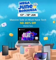 Mega June Bonanza Sale - Up to 80% Off + 10% Discount on One Card & More Banks
