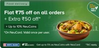 TataNue - Flat 75 Off on all Food Orders