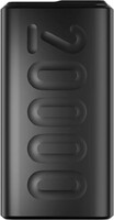 Ambrane 20000mAh Power Bank with 20W Fast Charging, Triple Output, Power Delivery, Type C Input, Made in India, Multi-Layer Protection, Li-Polymer + Type C Cable (Stylo-20k, Black)
