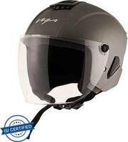 VEGA Aster Dx Motorbike Helmet (Grey, Black)