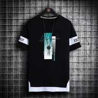 Printed Men Black T-Shirt 