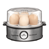 Lifelong LLEB05 7 Egg Electric Egg Boiler with Auto Shut Off (Silver)