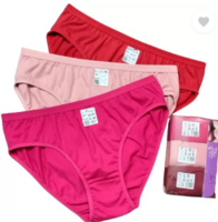 Women Hipster Black, Pink, Red Panty  (Pack of 3) 