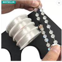 Weariton 0.7 mm Elastic Rope Cord String for Bracelet / Jewellery Making (1 Roll)