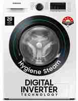 SAMSUNG 8 kg 5 Star, Inverter, Hygiene Steam Digital Inverter Fully Automatic Front Load Washing Machine