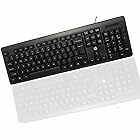 HP K100 Wired Keyboard, Quick, Comfy and Accurate, USB Plug & Play Setup,LED Indicators(7J4G1AA)