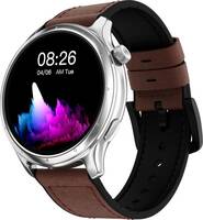 Noise Crew Pro BT Calling Smartwatch  (Brown Strap, Regular)