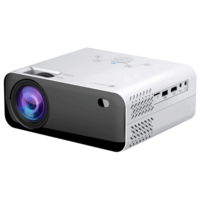 PORTRONICS BEEM 200 Plus Full HD LED Projector (200 Lumens, HDMI, WiFi, USB, VGA, Ultra-Vivid Picture, POR 283, White)