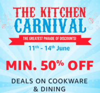 Kitchen Carnival (11-14 June) Min. 50% Off Deals On Cookware & Dining