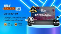 Mega Electronics Days [11-18 June] Upto 80% Off + Up to 4750 Off on HDFC CC EMI & More Offers