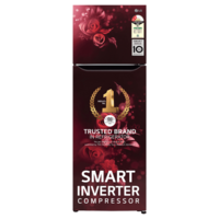 LG 242 Litres 2 Star Frost Free Double Door Refrigerator with Anti Bacterial Gasket (GLN292BSEY, Scarlet Euphoria)