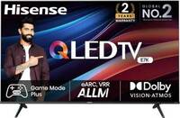 Hisense E7K 139 cm (55 inch) QLED Ultra HD (4K) Smart VIDAA TV With Dolby Vision and Atmos (55E7K)
