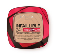 LOreal Paris Infallible 24H Fresh Wear Waterproof Powder Foundation 9g- Vanilla 120