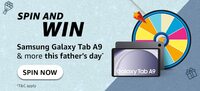 Amazon Father's Day Special Spin and Win (Samsung Galaxy Tab 9 & more)