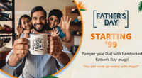 Celebrate Fatherhood Sale - Upto 90% Off + Bank Offers