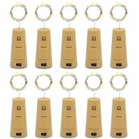 One94Store 20 Led Wine Bottle Cork Copper Wire String Lights,2M Battery Operated Apply Rs.5 Coupon