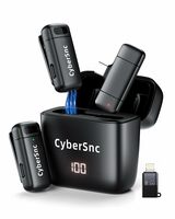 Cybersnc Wireless Mic for Youtubers, Wireless Microphone [Apply ₹200 Off Coupon]