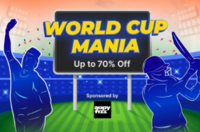 World Cup Mania :  Upto 70% off on Ice Cream Fruit Juice & More on Flipkart Grocery