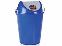 ARISTO Swing Lid Garbage Waste Dustbin 80 Ltr (Blue),Plastic