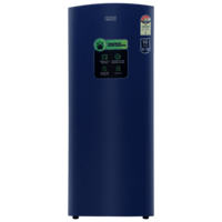 Croma 206 Litres 4 Star Direct Cool Single Door Refrigerator with Inverter Compressor (CRLR206DIE302702, Blue)