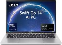 Acer Swift Go 14 AI Powered EVO Core Ultra 5 (16 GB/512 GB SSD/Win11 Home) SFG14-72T-549E Thin and Light Laptop  (14 In)