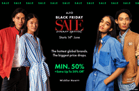 Black Friday Summer Special Sale - Minimum 50% to 90% Off + Extra 20% Off (14 to 16 June)