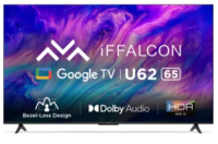 iFFALCON by TCL U62 164 cm (65 inch) Ultra HD (4K) LED Smart Google TV with Dolby Audio, HDR10 (iFF65U62)
