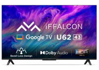 iFFALCON by TCL U62 108 cm (43 inch) Ultra HD (4K) LED Smart Google TV with Dolby Audio, HDR10 (iFF43U62)