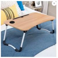 HARIOM ALL IN ONE Wood Portable Laptop Table  (Finish Color - WOODEN)
