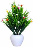 4 Pc Saikara Collection Artificial Flower Pots @Rs 20