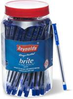 Reynolds Brite BP Pen Jar Ball Pen (Pack of 50, Blue)