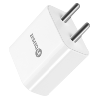 Inbase 20W Type C Fast Charger (Adapter Only, 9 Layers of Protection, White)