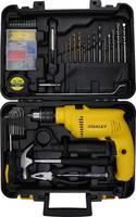 STANLEY SDH600KP-IN DIY 13 mm Hammer Drill Machine and Power & Hand Tool Kit  (120 Tools)