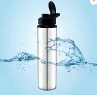 (Sports) STEEL WATER BOTTLE 1 LITRE (APPROX) FRIDGE BOTTLE SPORTS GYM OFFICE 1000 ml Bottle