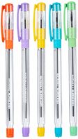 NATARAJ SuperX Ball Pen, Pens Medium Point, Break Free Smooth Writing, Easy Glide Control, Medium Point (1.0mm), Superior Free Writing (5 Piece Pouch) Ink color -Multi-color/As per Body color