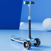 Lifelong Scooter for Kids 3+ Years - Foldable Kids Scooter with LED Wheels & Adjustable Height 